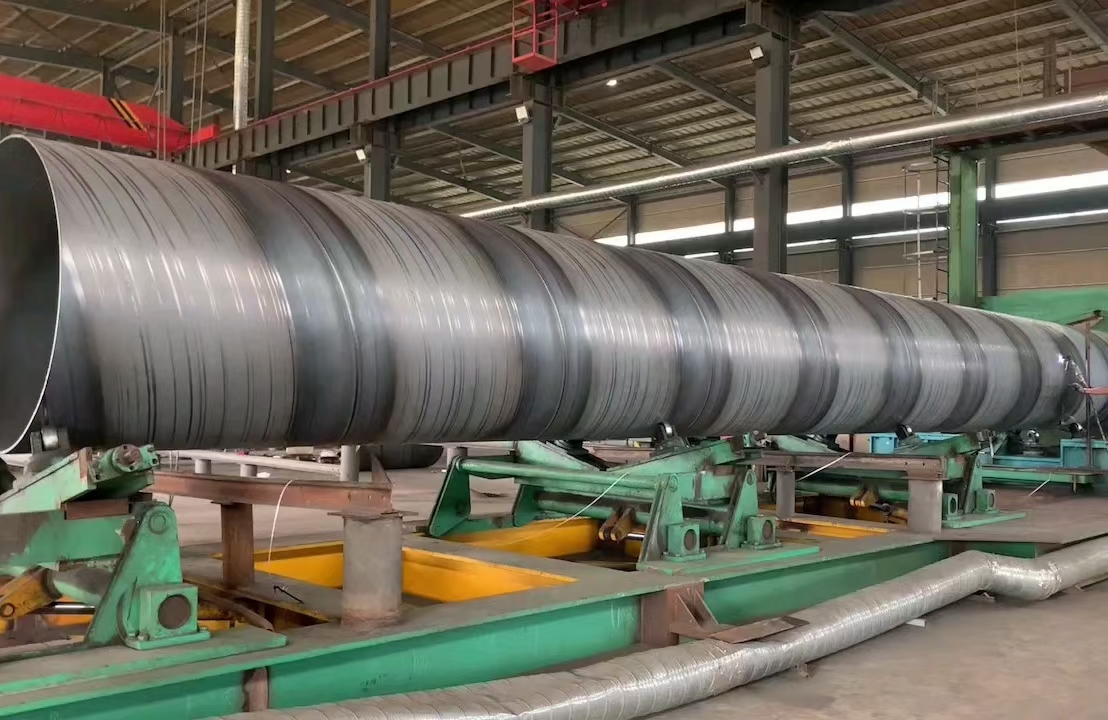 电厂循环水工程用螺旋钢管厂家直销